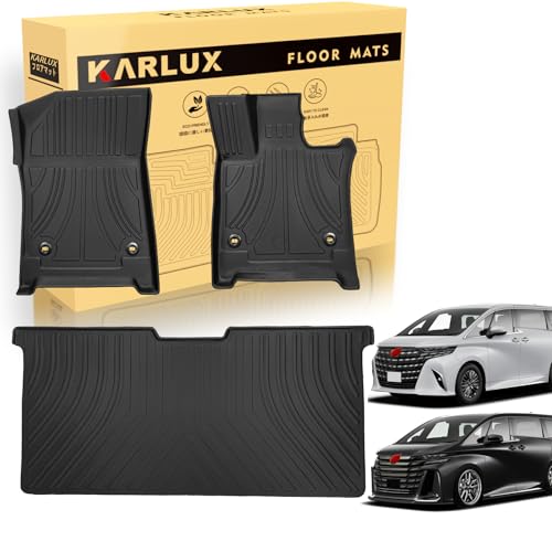 KARLUX �g���^ �V�^ �A���t�@�[�h ���F���t�@�C�A 40�n ��p��1-2��ڃt���A�}�b�g�B3D�J�[�}�b�g�͖h���E�h���E�h����TPE�f�ސ��BAlphard VELLFIRE 40 2023�N6���`���s�ɍœK�����ꂽ�J�X�^���݌v�B (40�n~1-2��ڃt