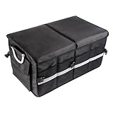 Car Trunk Organizer Car Trunk Storage Box tomotive Cargo Organizer Ox Cloth Folding Car Storage Box with Reflective St 55L