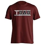 Sport Your Gear Troy University Trojans Proud Parent Dad T-Shirt (Cardinal, 2XL)
