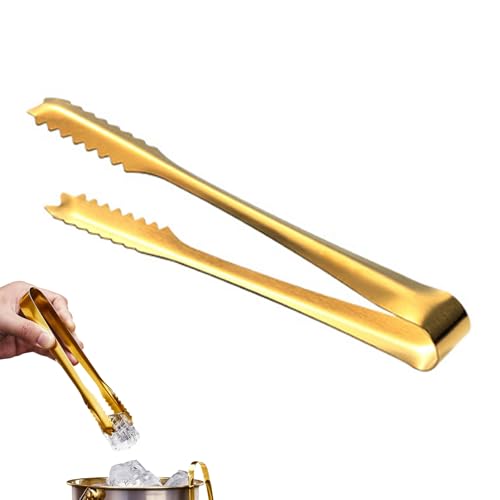 Gold/Silver Ice Tongs, 14 Grams, Stainless Steel, Serving Tongs, Ice Tongs, 1 Piece