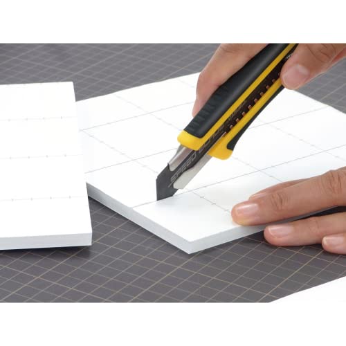 Olfa 18Mm Heavy-Duty Utility Knife (La-X) - Multi-Purpose No-Slip Grip Utility Knife W/ Reinforced Fiberglass Handle & Snap-Off Blade, Replacement Blades: Any Olfa 18Mm Blade #TOP2