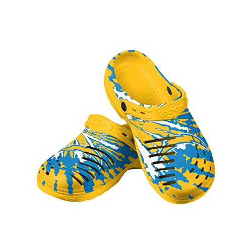 Image of FOCO Mens NFL Team Logo Tie-dye Garden Water Sandals Shoes Slipper Clogs with Strap