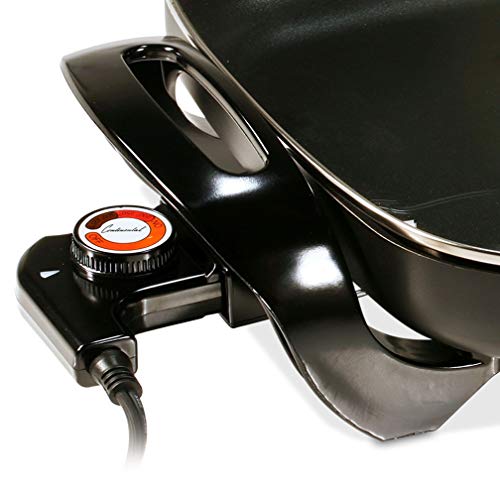 Continental Electric CE23741 12" Inch Electric Non-Stick Skillet, Black - Thumbnail 7