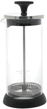 La Cafetiere 400ml Glass Milk Frother, Black