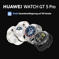 HUAWEI Watch GT 5 Pro Smartwatch, Gesundheitsuhr mit EKG, 46 mm, Schwarz – Ansicht 3