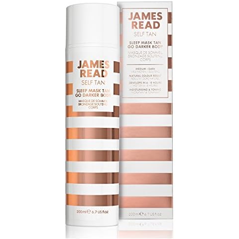 James Read Sleep Mask, Overnight Self Tan Gel for the Body, Dark Tone, 200ml Cover