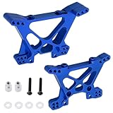 Picture of Hobbypark Aluminum Front & Rear Shock Tower Upgrade Parts for 1/10 Traxxas Slash 4x4 Replacement of Part 6838 6839 (2-Pack) (Navy Blue)
