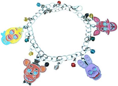 AYJBDGR Universe of Fandoms Anime Cartoons Horror Night Freddy Charm Bracelet Gifts for Women girl