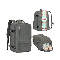 Mochila Viaje Cabina Avion 40x20x25 para Ryanair maletas de viaje cabina avion Bolsa de Cabina 45x36x20 para EasyJet Equipaje de Mano Cabina Avion Mochila de Senderismo Mochila para Wizzair (Verde)