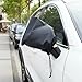 2Pcs Side Mirror Covers, Side View Mirror Cover Auto Rearview Protection Cover Waterproof Car Sides Mirrors Protection Snow Ice Bird Droppings Mirrors Auto Exterior Rear Accessories with Drawstrings