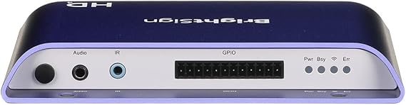 Brightsign Full HD Standard I/O Digital Signage Player HTML5 (HD224)