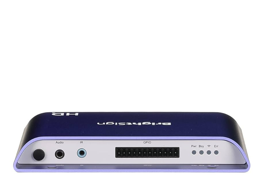 BrightSign HD224 メディアプレーヤー BrightSign HD224 - Standard I/O Player | Touchboards