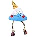 HugSmart Pet â€“ Fuji ice-Cream | Squeaky Plush Dog Toy for Small Medium Dogs |Cute Interactive Dog Toys with Ropes for Tugging Action