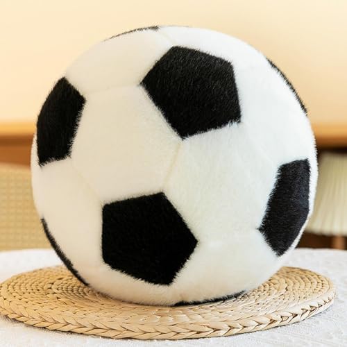 The House Ball, Pelota de fútbol rellena, felpa de fútbol, sofá de muñecas de fútbol, decoración, cojín de fútbol deportivo, relleno suave, decoración para niños y niñas, cumpleaños, 25 cm