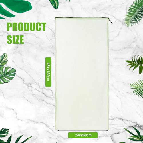 6 Pcs large Mesh Bag 24 x 48 inch Ball Mesh Drawstring Storage Sports Equipment Bag for Balls Beach2