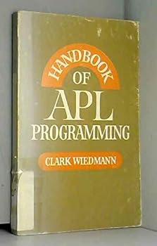 Paperback Handbook of APL programming Book
