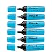 Produktbild PELIKAN Textmarker 490 Textmarker 6 Stück 1-5 mm Keilspitze neonblau