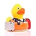 Schnabels Badeente Rettungssanitäter - Geschenk für Rettungsdienst Malteser Rotes-Kreuz Medizin Sanitäter - lustig originell Glücksbringer - Spielzeug Quietsche-Ente Deko Badewanne