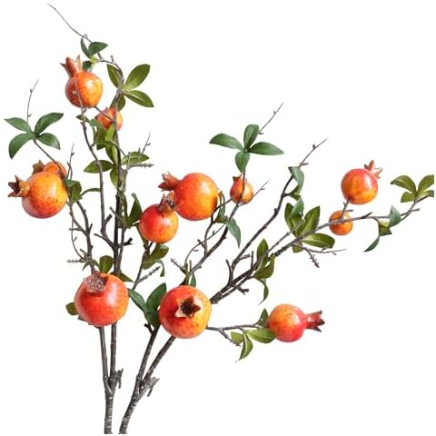 Forlaoers Pomegranate Artificial Flowers Cover