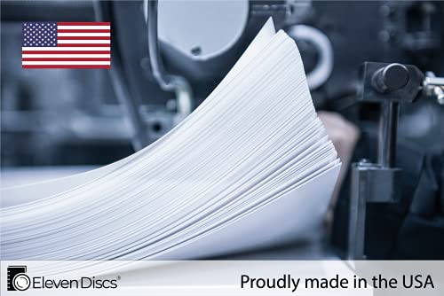 Eleven Discs Discbound Paper, Letter Size Ruled Sheets - Premium 120Gsm Heavyweight Notebook & Planner Refills - 11 Discs, 8.5 X 11 In - Punched For Circa, Arc, Tul (40 Sheets) #TOP3