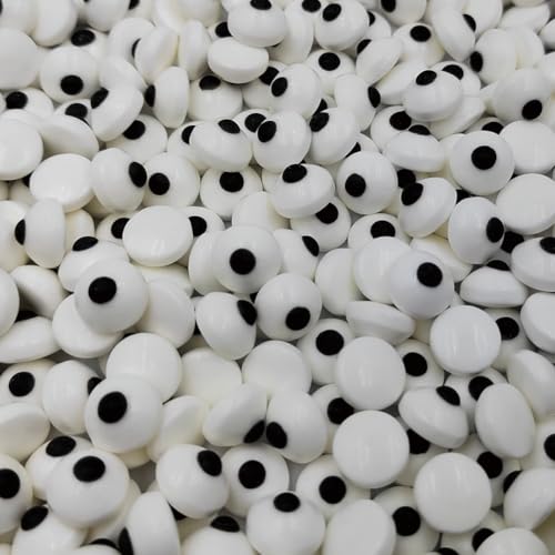 1 Bottle Candy Eyes Eyeballs - Cake Cupcake Toppers - Edible Baking Decorations for Cupcakes, Cakes, Cookies - Halloween, Christmas, Easter, and Edible Art Project Candy78g/2.75oz