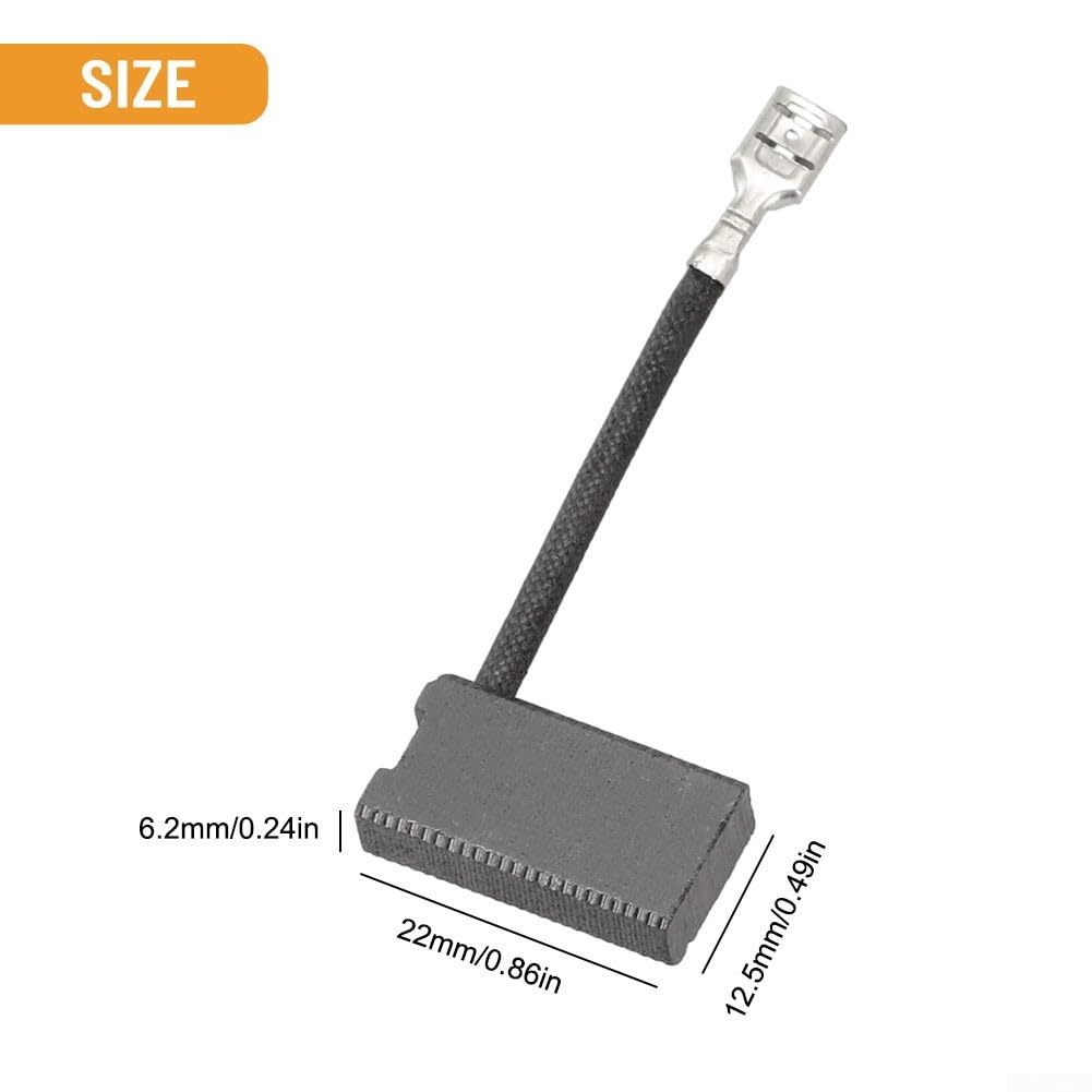 Lot De 2 Balais De Charbon Pour Scies Sur Table Dewalt DW368 Et DW708 - Pièces De Rechange Compatibles - 6