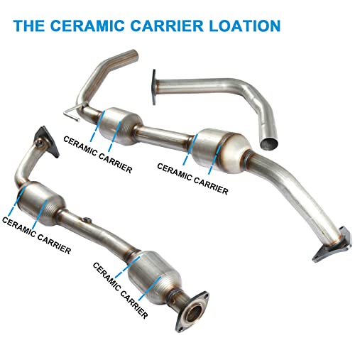 BoardRoad Catalytic Converter Stainless Steel Direct Fit for 2007 2008 2009 Toyota Tundra 5.7L