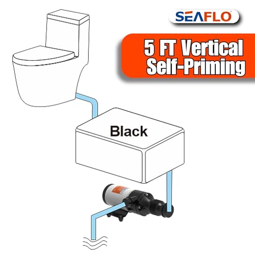 SEAFLO Neues Zerkleinerungspumpensystem 12 V für RV Marine 01 Serie verbesserter Motor