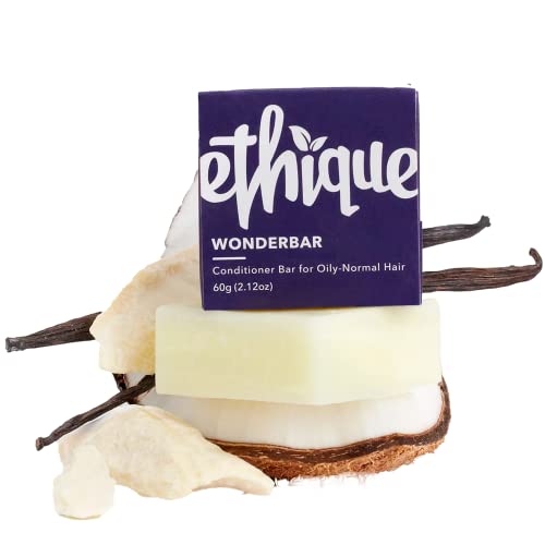Ethique Wonderbar Lightweight Solid Conditioner Bar For Oily To Balanced Hair - Sulfate-Free, Plastic-Free, Vegan, Cruelty-Free, Eco-Friendly, 2.12 Oz (Pack Of 1) #TOP8