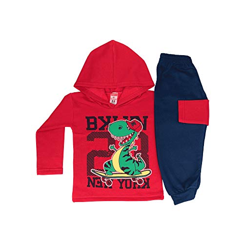 Kit 5 Conjuntos Moletom Com Capuz Bebê Revenda Atacado 1/2/3 (3)