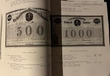 Hardcover Comprehensive Catalog and History of Confederate Bonds Book