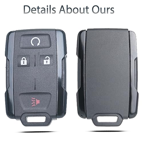 image for SUPALAND Key Fob Shell Case Replacement Fits for Chevrolet Colorado Ch
