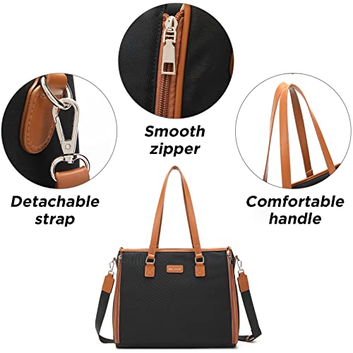 Diaper Bag Tote Baby Bags For Mom, Side Open Design Diaper Handbag Waterproof Travel Diaper Tote Purse With Stroller Hook #TOP2