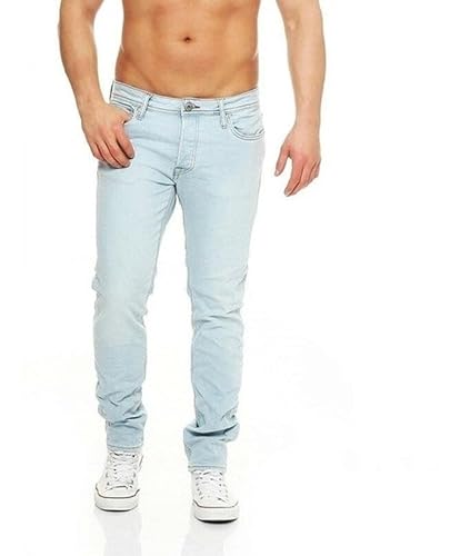 Kit 3 Calça Jeans Masculina Slim Fit Lycra Elastano Premium (44, Claro, Médio, Escuro)