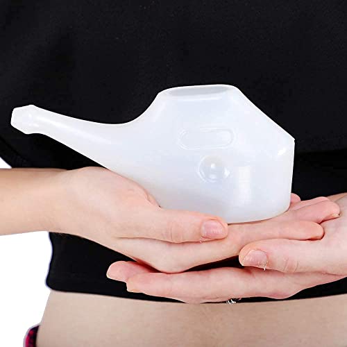 Image of Yoga Nasal Irrigation Plastic Jal Neti Pot (Single POT) White