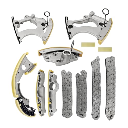 ARSTAK 12PCS Engine Timing Chain Kit Compatible with Audi A6 A8 Quattro, S4, S5, Q5, Q7, SQ5, 2012-2016 3.0T V6-DOHC