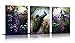 HLJ ART 3 Panel Animals Canvas Print Wall Art Painting For Living Room Decor And Modern Home Decorations Peacock Photo Prints (Wood Framed)