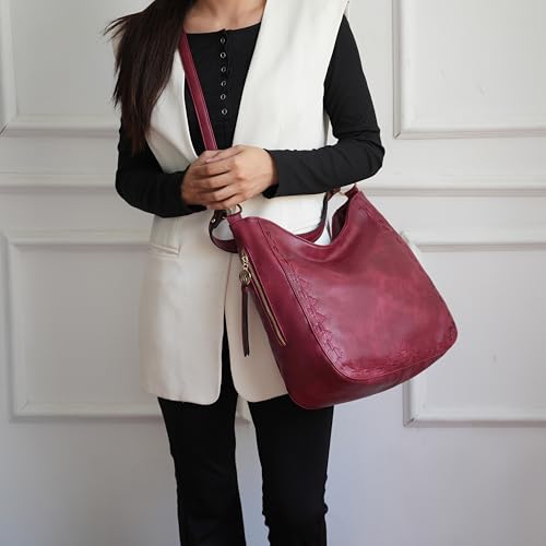 Image of MKF Collection Shoulder Bag for Women, Top-Handle Crossbody Purse Satchel Handbag