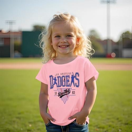 Toddler Baseball Shirt for Boys Girls Baseball Team Base Ball Fans Lover Outfit Kids Game Day Short Sleeve Tee Tops3