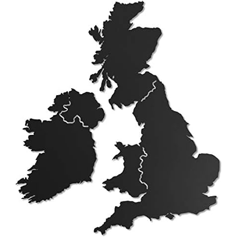 ROAMFORGE British Isles - Metal World Map Wall Art Add Magnets & Photos to Create Your Very Own Unique Travel Map Wall Display Cover