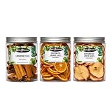 Cinnamon Sticks, Dried Orange & Apple Slices...