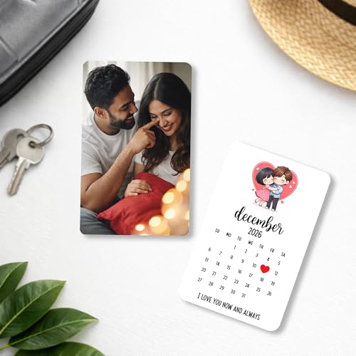 Customised Wallet Card with Photo & Calendar Date | Personalized ...