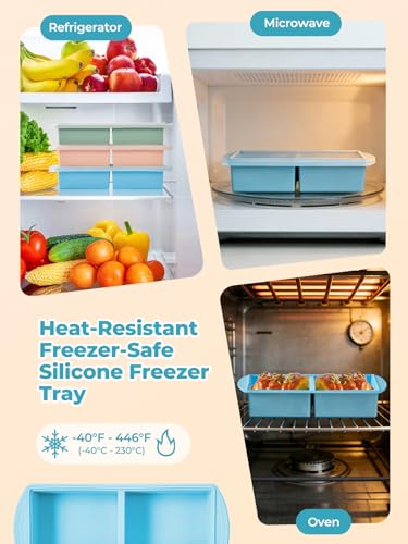 Molde de silicona para cubos de sopa, pack de 3 unidades miniatura 4