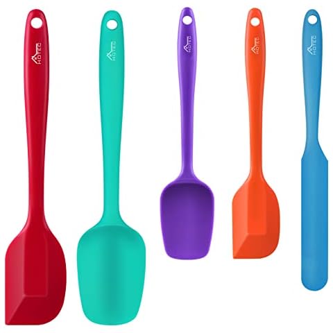 Hotec Set de 5 Espátulas y Cucharas de Silicona Cocina Cover