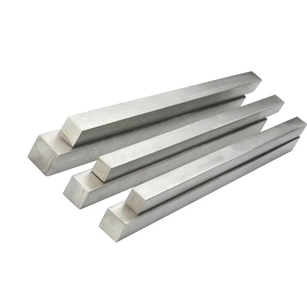Barre carrée en acier inoxydable 304 – Épaisseur: 3mm à 20mm, longueur: 100mm, finition polie, 1 pièce(10 * 10 * 100mm)