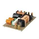 400W Audio-Frequenzteiler für 38.1 cm Lautsprecher - 2-Wege-Frequenzweiche mit 2500Hz Reaktion, kompatibel mit 4-8 Ohm Hochtöner und Bass-Systemen