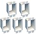 Arlington BE1-5 Electrical Outlet Box Extender, 1-Gang, White, 5-Pack