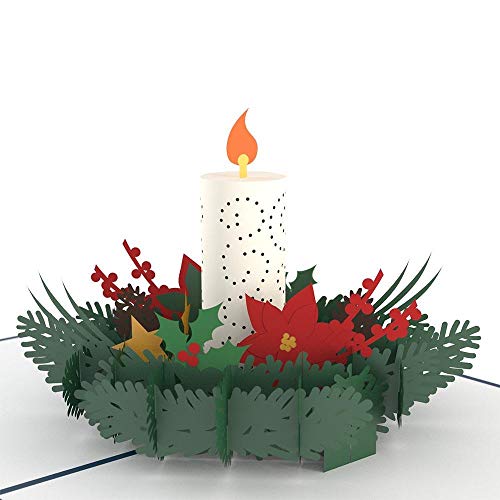Lovepop Christmas Candle 3D card