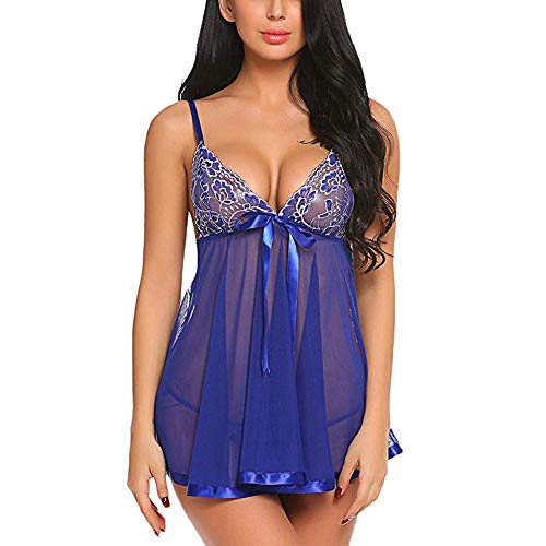 Robe de sommeil pour se sentir séduisante et confortable en bleu