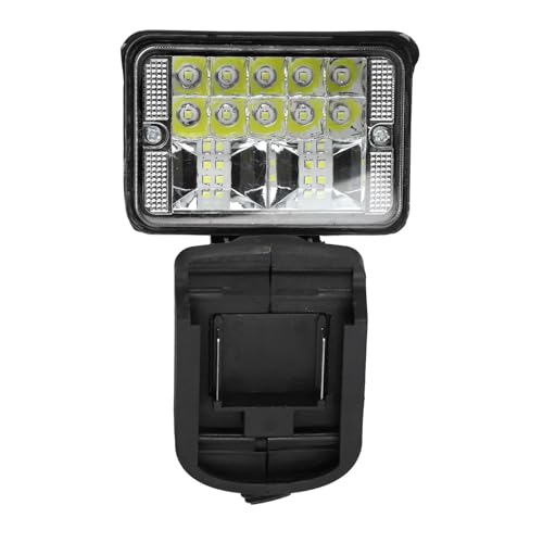 Holofote Sem Fio de 2400lm, Luz de Trabalho LED Portátil Com Interruptor de E/S, 16 Contas de LED SM